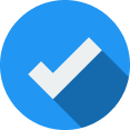 Tick icon indicating confirmation