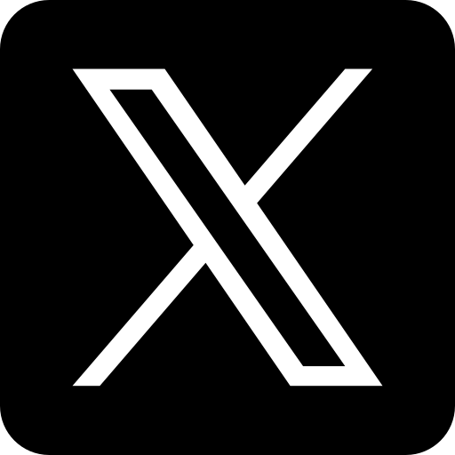 Twitter X logo icon